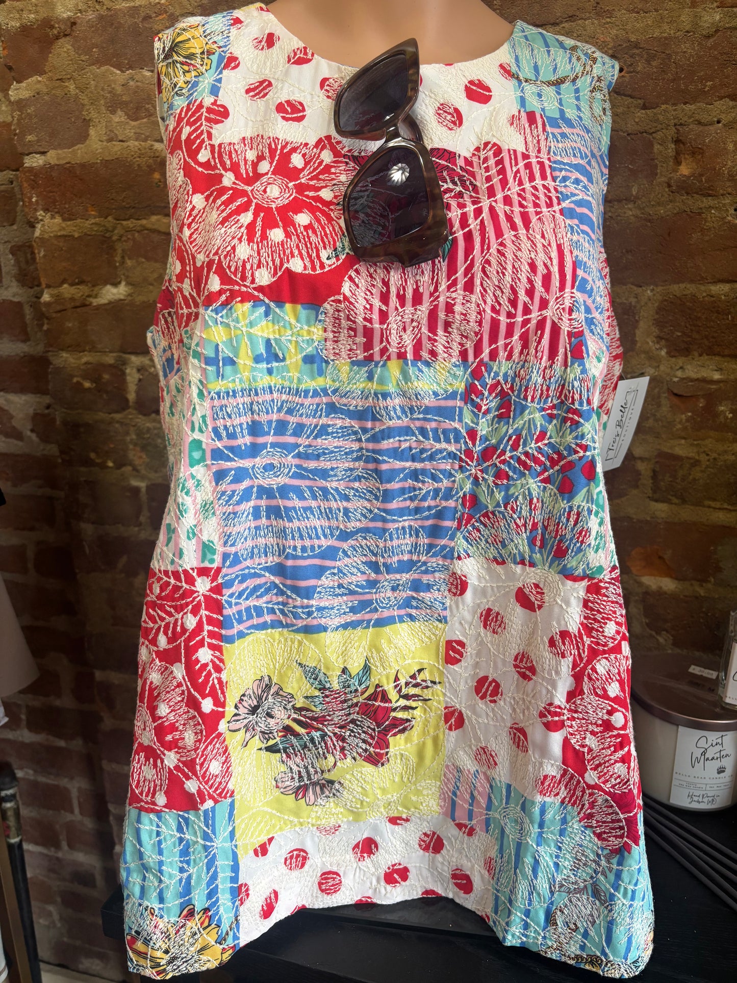 Side Slit Multi Print Top
