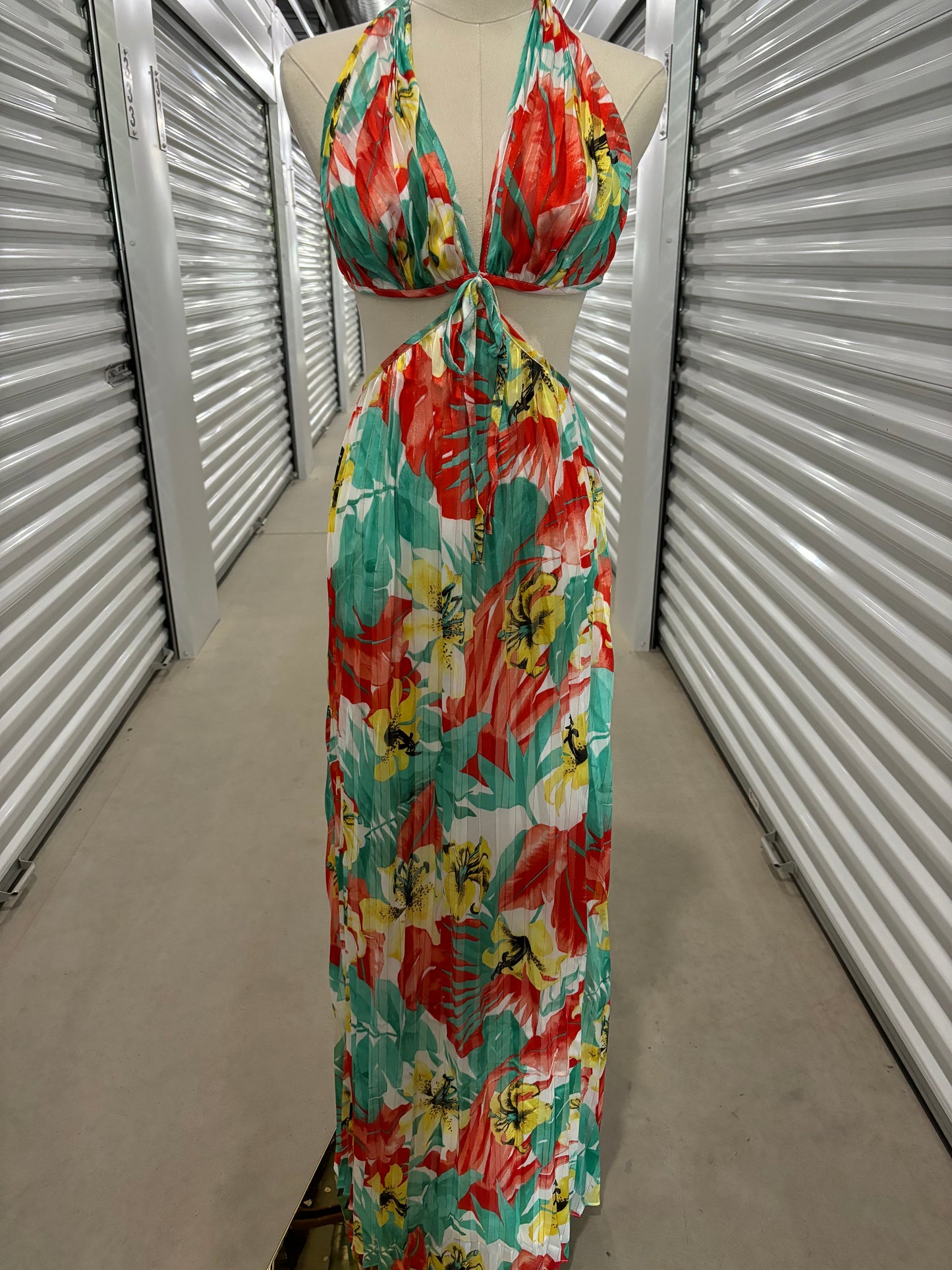 Multi-Color Maxi Resort Dress