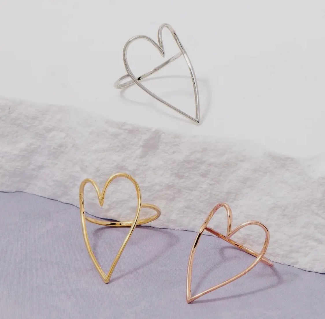 Heart Cutout Ring