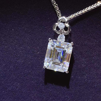 5 Carat Moissanite 925 Sterling Silver Necklace