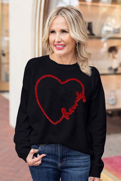 Red Dahlia Holly Jolly Round Neck Casual Sweater