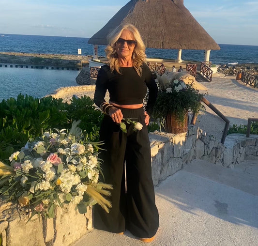 Black Two PIece Pant Set