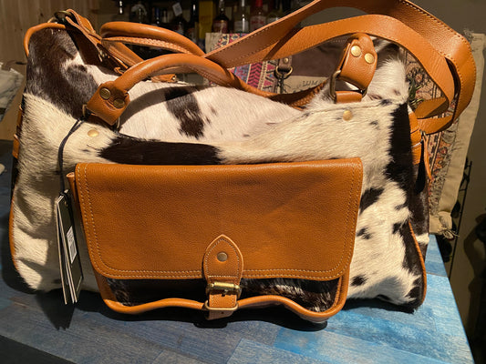 Myra Cowhide Duffle Bag