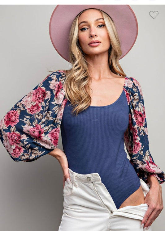 ee:somme Blue Bodysuit