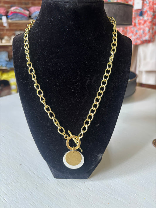 Gilded Moon Necklace