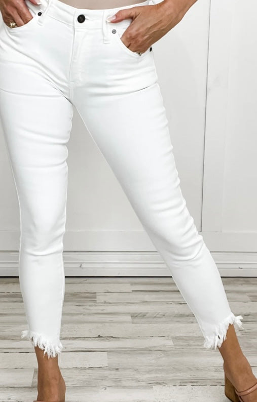 Kan Kan High Rise Ankle Skinny Jeans