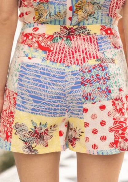 Multi Print Voy Shorts