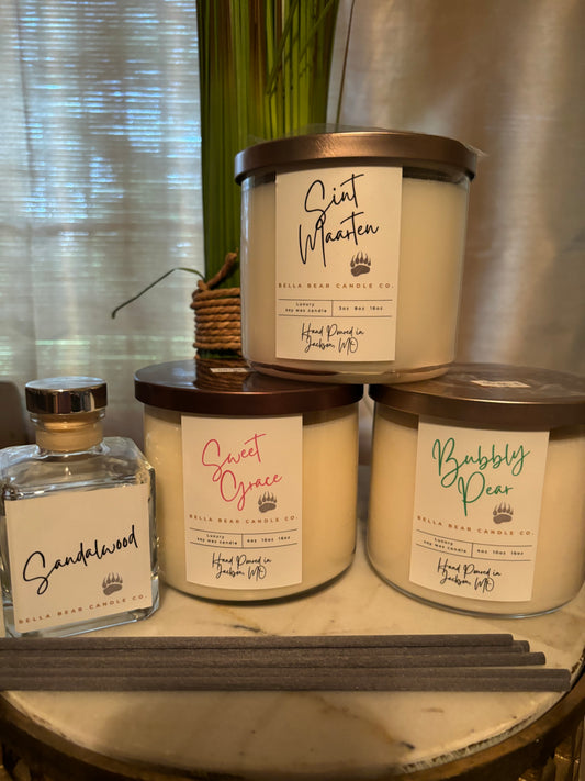 Bella Bear Candles