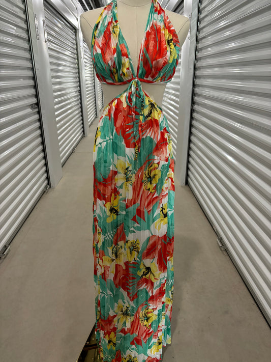 Multi-Color Maxi Resort Dress