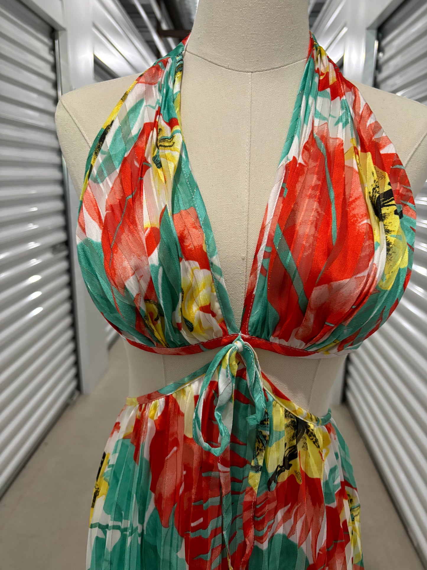 Multi-Color Maxi Resort Dress
