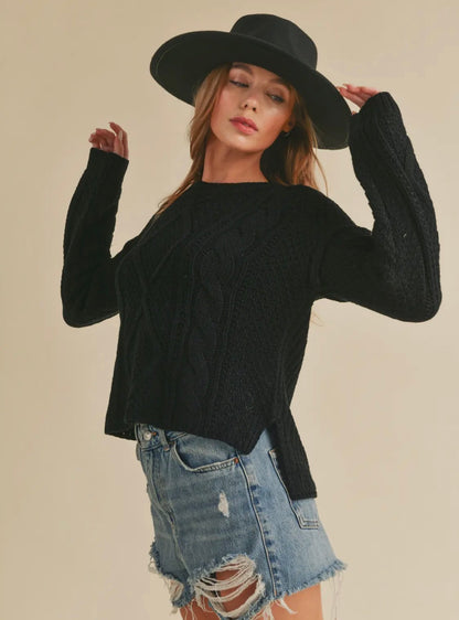 Adela  Black Sweater