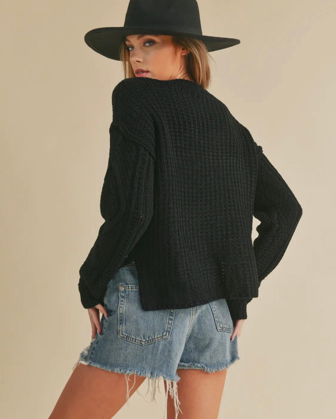 Adela  Black Sweater