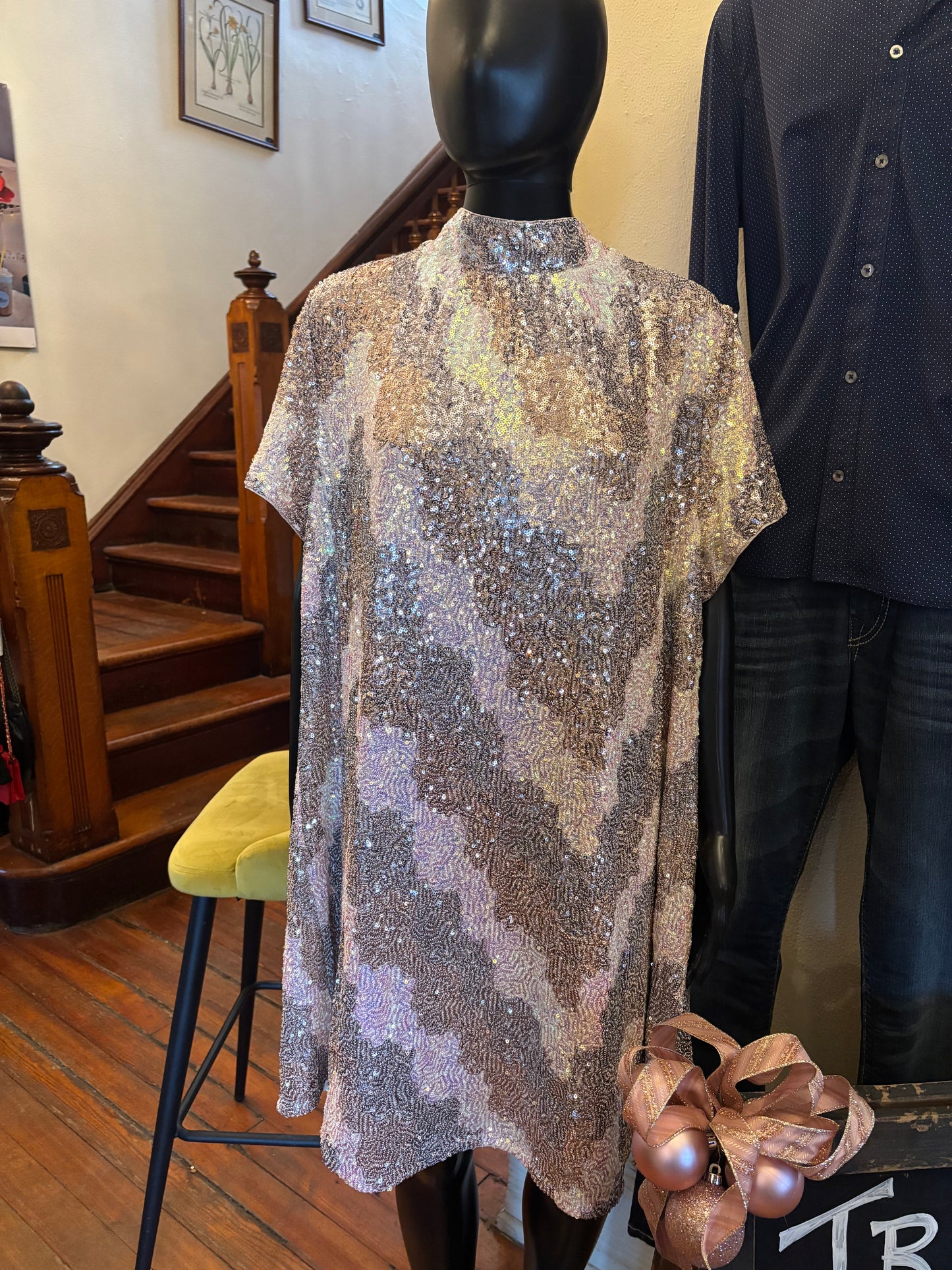 Celebration State Of Mind Sequin Dress Curves