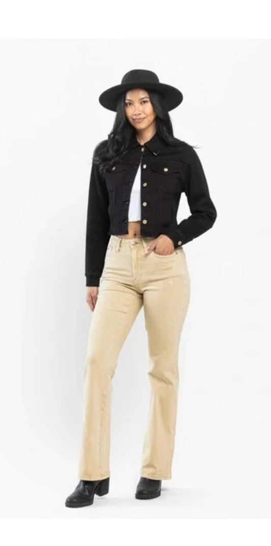 Judy Blues MR Khaki Denim Jeans
