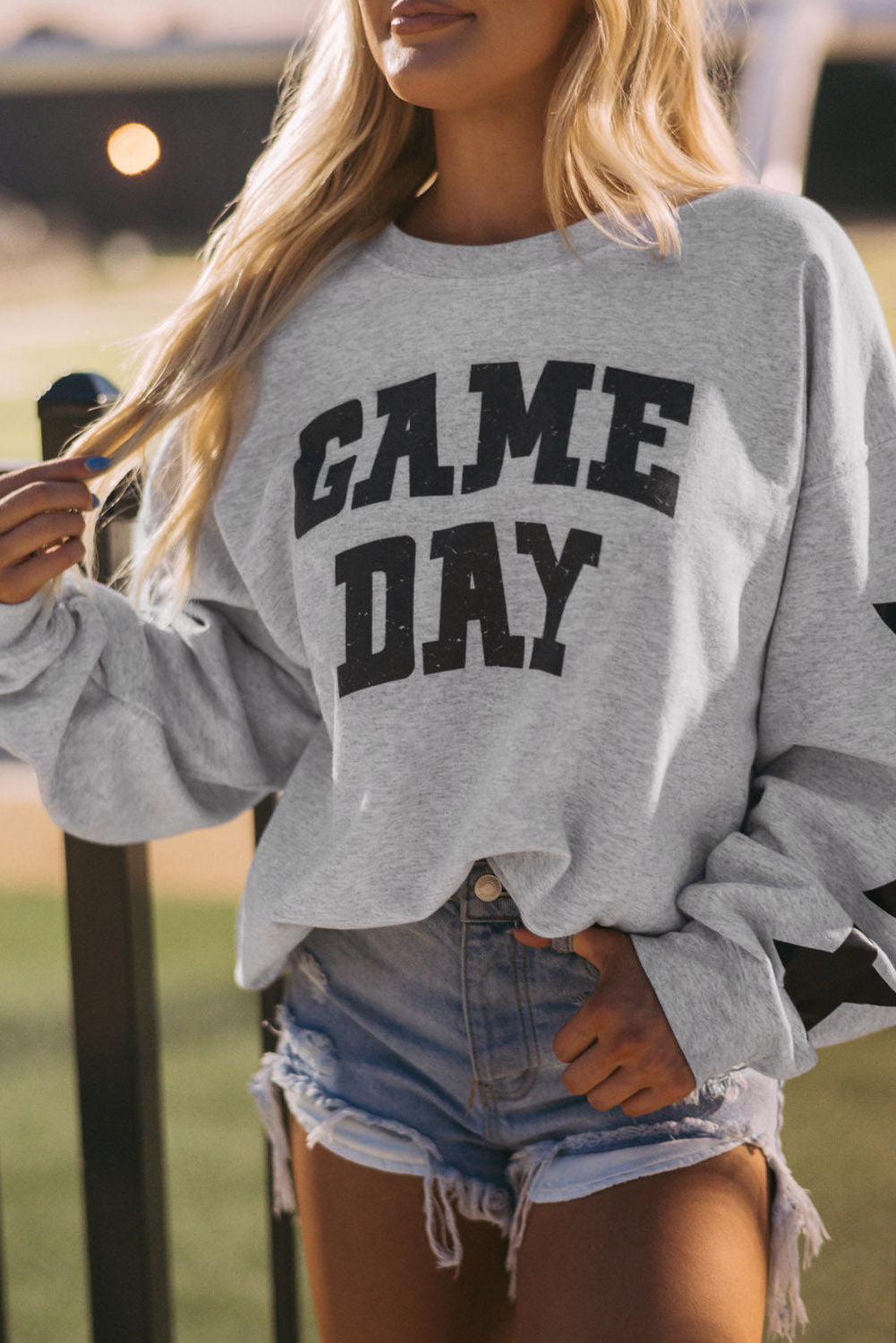 Grapefruit Orange Game Day Graphic Sweatshirt